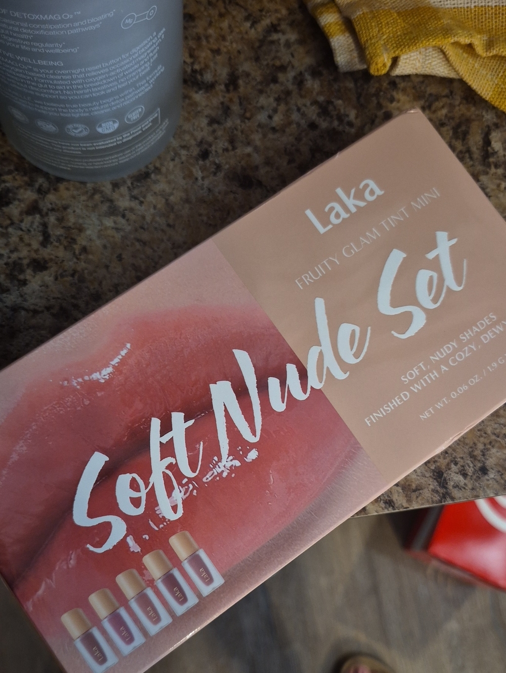 Soft Nude Set Fruity Glam Tint Mini — Laka Nwt